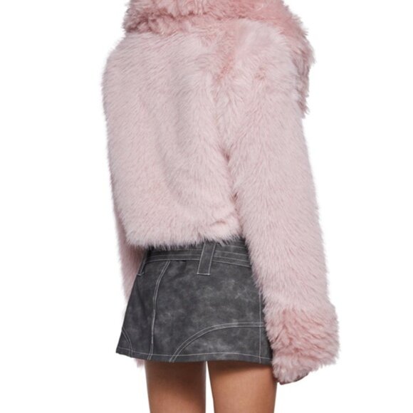 Dolls Kill Blush Faux Fur Jacket - Picture 8 of 12